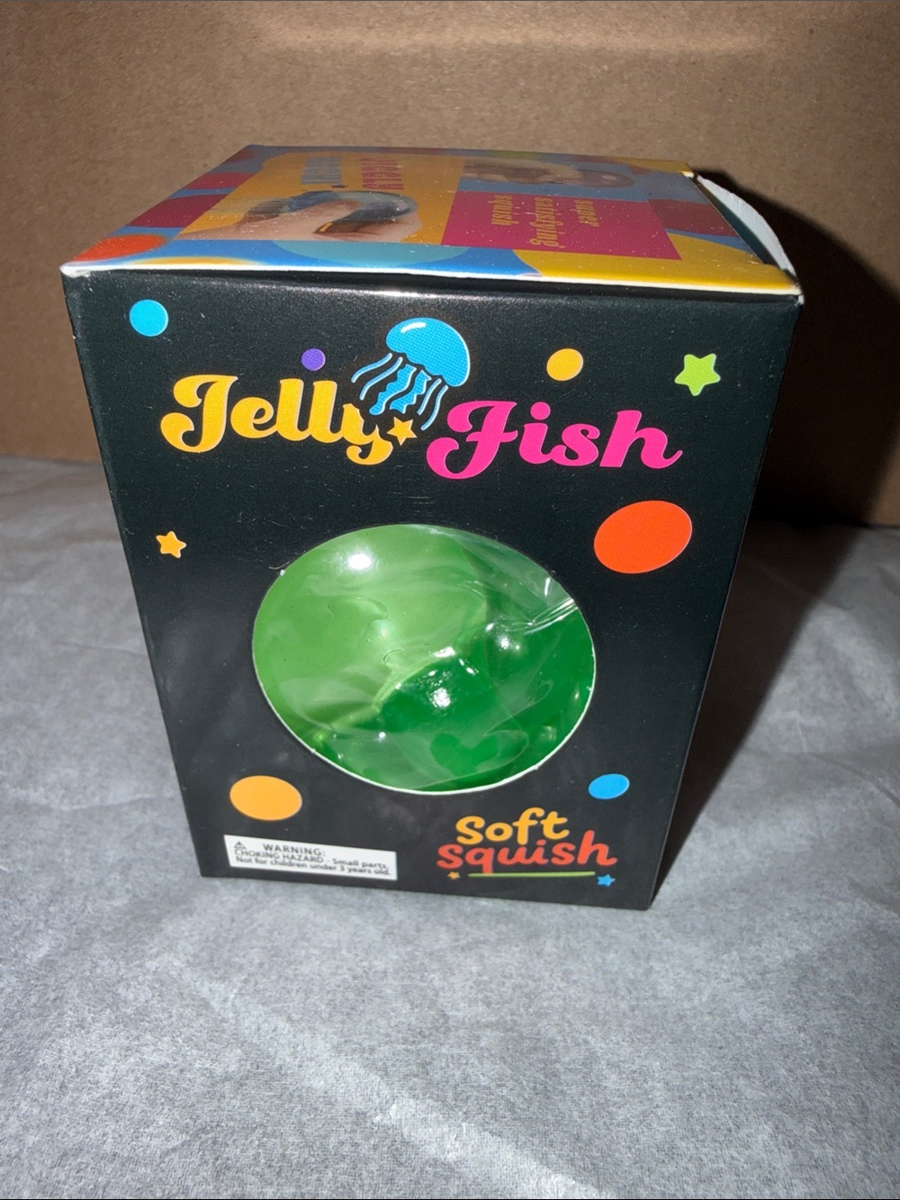 Soft Jelly Fish Squish Stress Ball - Green